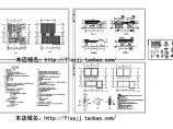 单层仿古砖木结构87.25平米墓区公厕建筑施工图纸（标注明细）图片1