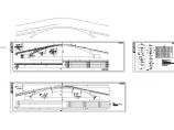 斜腿坦拱人行桥CAD设计施工图纸全套图片1