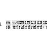 观兰湖高尔夫大宅别墅AA型样板房二层卧室建施cad图，共十四张图片1