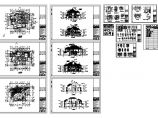 浦东别墅二层含屋顶平面图设计cad图纸图片1