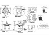 六角亭建筑施工图（长4.986米 宽4.318米）图片1