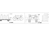 自行车停放架CAD详图图片1