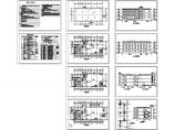 某中学多层经典食堂建筑施工CAD图图片1