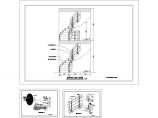 旋转楼梯施工图CAD图图片1
