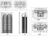 长38.4米宽17.3米18层1楼梯2电梯4户点式住宅楼设计图图片1