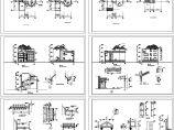 长13.8米宽11.1米3层小别墅建筑方案设计图图片1