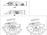 6班圆弧形幼儿园建筑平立剖面图图片1