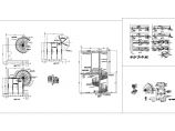 国外钢螺旋楼梯CAD图图片1