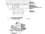 标准带柱式及花钵入口CAD详图图片1