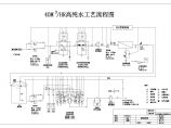 40T高纯水工艺流程CAD图图片1
