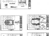 温州大剧院音乐厅结构施工cad图，共五张图片1