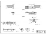 大门围墙设计CAD详图图片1