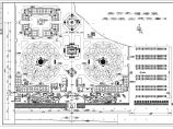 某市永福陵园园林CAD设计总平面图图片1