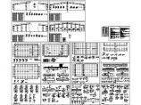 4853.4平米钢结构单层工业厂房建筑结构图图片1