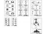 滨江公园木质小品设计施工图（木亭 座椅 儿童游乐设施）图片1