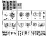 中式风格别墅建筑施工CAD图纸，共15张图纸图片1