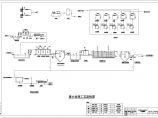 电子废水处理工艺流程CAD图图片1