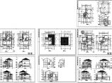 某三层中式风格别墅建筑施工图纸，共16张图纸图片1