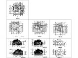 二层中式风格别墅建筑施工图纸，共16张图纸图片1
