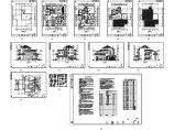 三层欧式风格别墅建筑施工图纸，dwg共12张图纸图片1