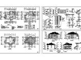 某二层中式风格别墅建筑施工图纸，dwg格式图片1
