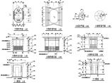 大小岗亭设计方案CAD图纸图片1
