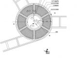 某圆形广场铺装全套施工参考CAD详图图片1