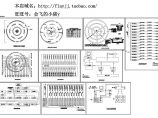 【西安】某广场旱喷泉工程平面管件及喷头布局电路设计施工CAD图纸图片1