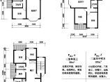 三室98/105/112平方单元式住宅户型平面图纸图片1