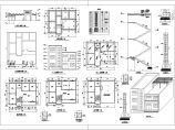 3层：长12.3米 宽10.768米 自由住宅平房设计图【建筑平立 结构图】图片1