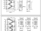 西安某住宅五六层普通楼梯设计CAD图图片1