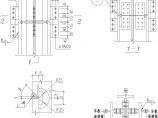 某十字形截面柱的工地拼接及耳板的设置节点构造详图CAD设计图片1