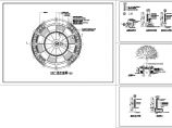 扬州某商场圆形广场施工设计图图片1