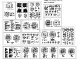 精选10套三层别墅CAD全套施工图（建筑+结构）部分含电气图片1