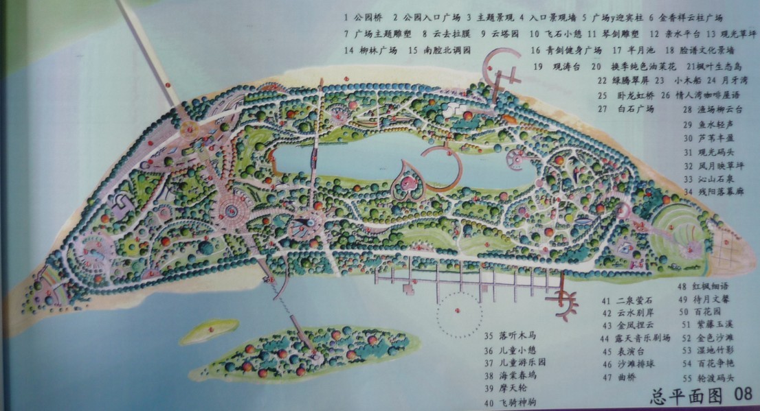 天津月牙湾公园规划图片
