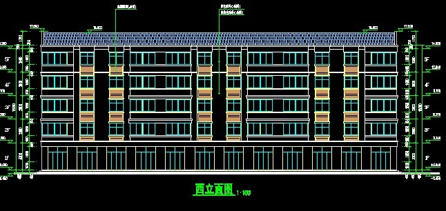 8栋多层商住楼全套建筑结构设计施工图