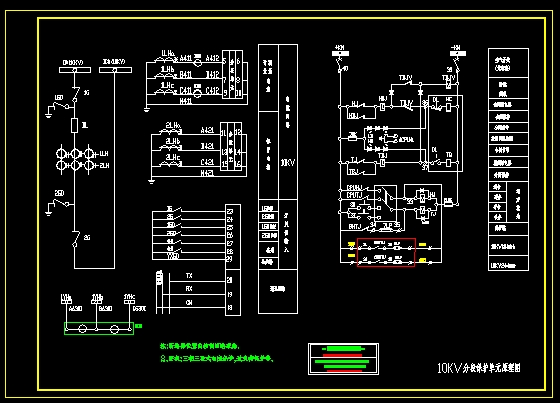 10kv电缆分支箱接线图图片