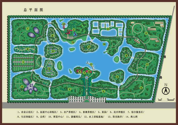 黄泗浦生态园平面图图片