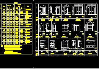 建筑施工门窗符号大全图片