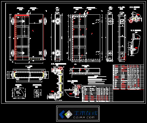 5×2.0钢闸门设计图