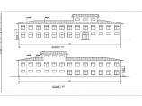 某工厂两层砖混结构宿舍楼建筑设计施工图图片1