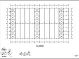 淮南市双坡双跨轻型门式钢架厂房结构方案图（局部夹层）图片1
