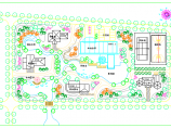 某地休闲中心园林景观规划cad设计图图片1