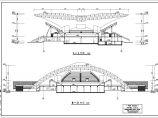 某大学三层框架结构体育馆建筑设计方案图图片1
