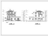某三层别墅建筑设计图两种方案（长16米 宽11米）图片1