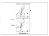 某大楼旋转楼梯专业装修设计节点详图图片1