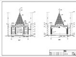 某城市二层小型教堂建筑设计施工图图片1
