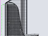 某地框架结构25层酒店建筑设计方案图图片1