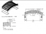 某旅游景区大型木桥结构设计总图纸图片1