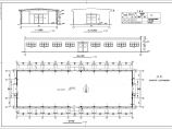 某17米混凝土柱轻钢屋面库房结构设计图（共5张）图片1